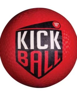 FRANKLIN 10" RUBBER KICKBALL - RED Outdoor Games