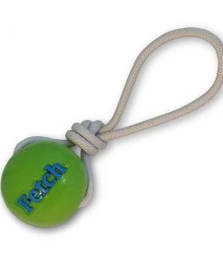 Planet Dog Fetch Ball With Rope Three Blue Dogs