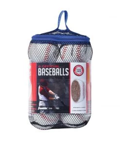 Franklin 6 PACK PRACTICE BASEBALLS WITH MESH BAG Team Sports
