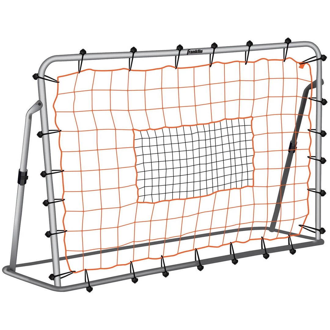 Franklin ADJUSTABLE SOCCER REBOUNDER WITH STAKES - STEEL - 6' X 4' Team Sports