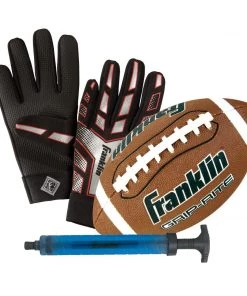Team Sports Franklin JUNIOR FOOTBALL AND RECEIVER GLOVE SET