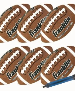 Team Sports Franklin OFFICIAL SIZE GRIP RITE® FOOTBALL 6 PACK