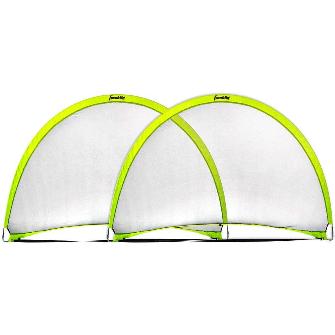 Franklin POP-UP SOCCER GOAL SET - 2 GOALS - 6' X 4' Team Sports