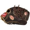 Rawlings Gold Glove 11.75 In Mocha Infield/Pitcher Glove 2-Piece Solid Web, Conventional Back Team Sports