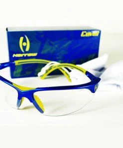 Harrow Covet Eye Guard Metallic Blue Yellow Individual Sports