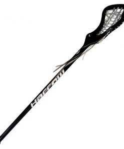 Team Sports Harrow G71 ONE-PIECE LACROSSE STICK, STRUNG, BLACK/SILVER