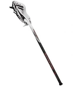 Team Sports Harrow Hemi 40" One-Piece Lacrosse Stick, Strung Black/White