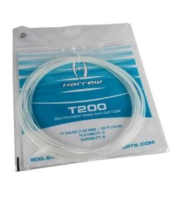 Harrow T200 Squash String 17 Gauge Single Pack Crystal Individual Sports