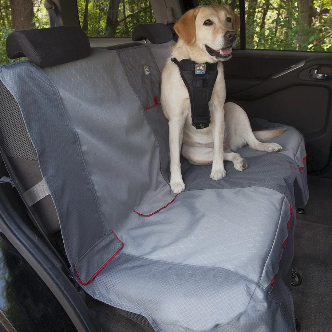 KURGO JOURNEY BENCH SEAT COVER Three Blue Dogs 1 KURGO JOURNEY BENCH SEAT COVER Three Blue Dogs