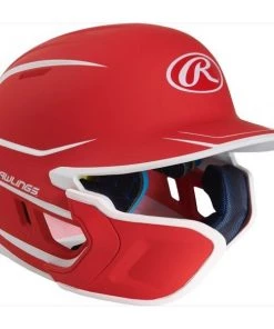 Rawlings Mach Junior Two-Tone Matte Helmet With EXT Flap Team Sports