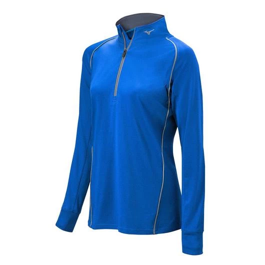 Mizuno Girl's Comp 1/2 Zip Long Sleeve Pullover Team Sports 9 Mizuno Girl's Comp 1/2 Zip Long Sleeve Pullover Team Sports