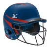 Team Sports Mizuno MVP Series S/M Fastpitch Softball Batting Helmet With Mask