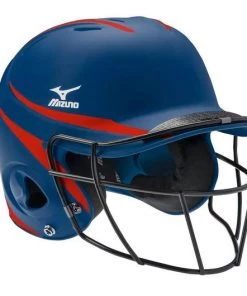 Team Sports Mizuno MVP Series S/M Fastpitch Softball Batting Helmet With Mask