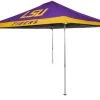 Licenced + Collectibles Rawlings NCAA LSU Tigers 10x10 Eaved Canopy - Four Large Team Logos