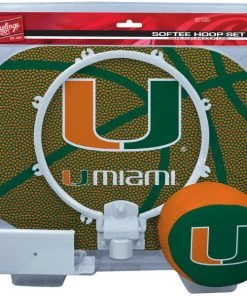 Licenced + Collectibles Rawlings NCAA Miami Hurricanes Hoop Set - Softee