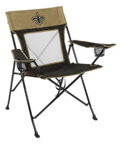 Rawlings NFL New Orleans Saints Game Changer Chair - 2 Cup Holders Licenced + Collectibles