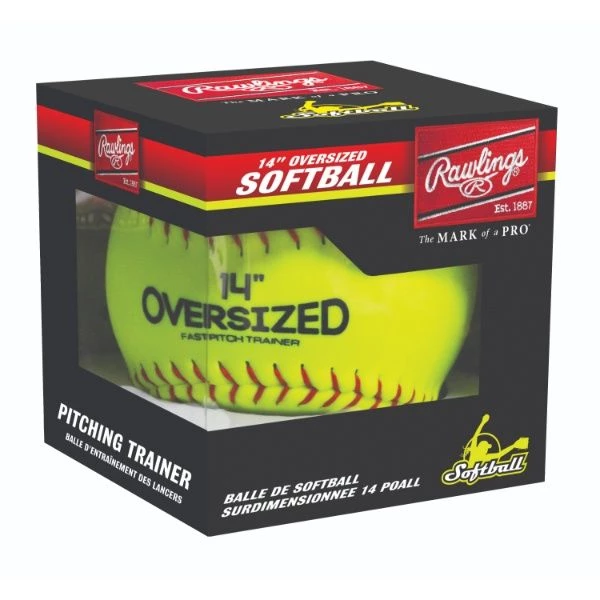 Team Sports Rawlings Oversized 14" Pitcher's Training Softball 2 Team Sports Rawlings Oversized 14" Pitcher's Training Softball