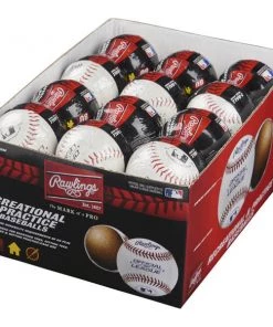 Rawlings 24 Pack 8U Recreational Baseballs Team Sports
