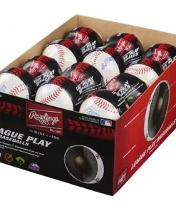 Team Sports Rawlings 24 Pack Pony League 14U League Play Baseballs