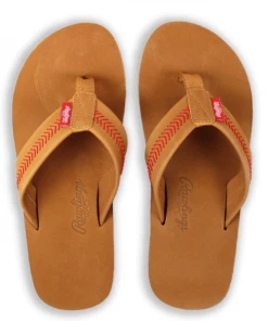 Rawlings Baseball Stitch Nubuck Leather Sandals Team Sports