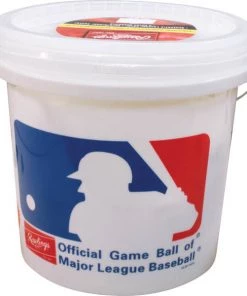 Rawlings Bucket Of 24 R8U Recreational Baseballs