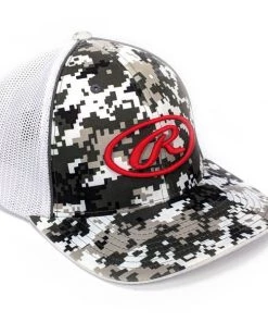 Rawlings Digi Camo Trucker Mesh Hat Team Sports