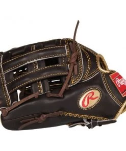 Rawlings Gold Glove 12.75 In Mocha Outfield Glove Team Sports