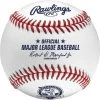 Rawlings MLB 2017 Edgar Martinez Number Retirement Baseball