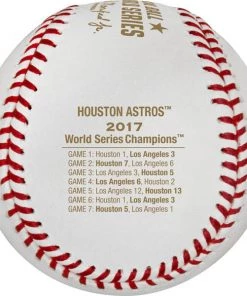Rawlings MLB 2017 World Series Champions Houston Astros Baseball - Individual Team Sports