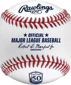 Team Sports Rawlings MLB 2018 Oakland Athletics® 50th Anniversary Baseball