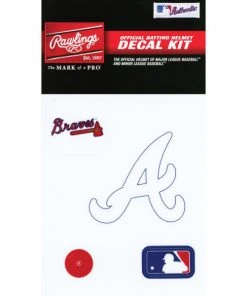 Rawlings MLB Atlanta Braves Decal Kit Team Sports