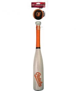 Licenced + Collectibles Rawlings MLB Baltimore Orioles Bat And Ball Set