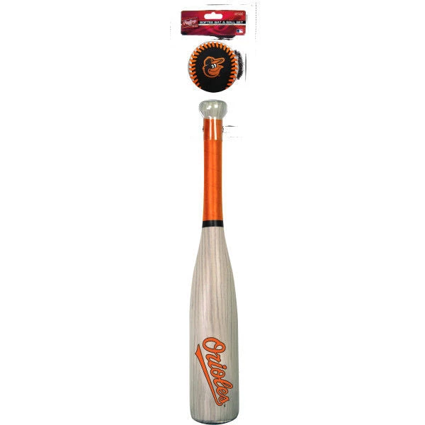 Licenced + Collectibles Rawlings MLB Baltimore Orioles Bat And Ball Set 1 Licenced + Collectibles Rawlings MLB Baltimore Orioles Bat And Ball Set