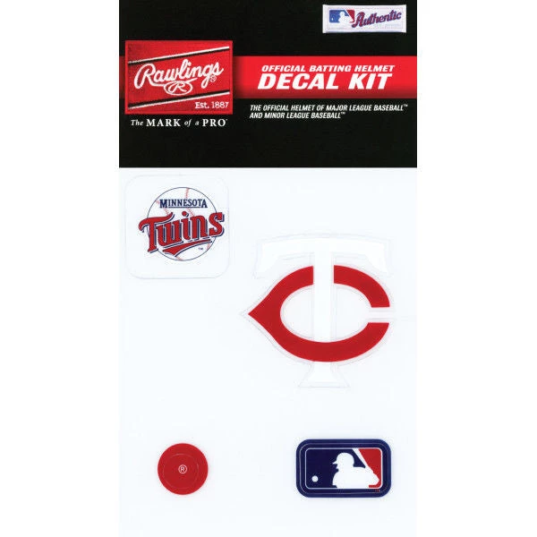 Rawlings MLB Minnesota Twins Decal Kit Team Sports 1 Rawlings MLB Minnesota Twins Decal Kit Team Sports