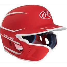 Rawlings Mach Junior Two-Tone Matte Helmet With EXT Flap Team Sports