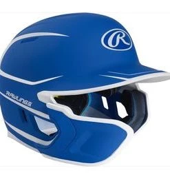 Rawlings Mach Junior Two-Tone Matte Helmet With EXT Flap Team Sports
