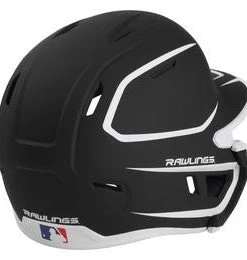 Rawlings Mach Junior Two-Tone Matte Helmet With EXT Flap Team Sports