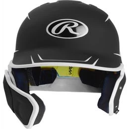 Rawlings Mach Junior Two-Tone Matte Helmet With EXT Flap Team Sports