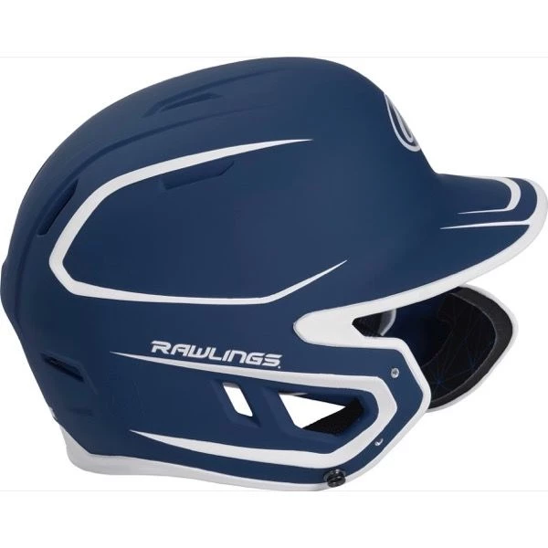 Rawlings Mach Senior Two-Tone Matte Helmet With EXT Flap Team Sports