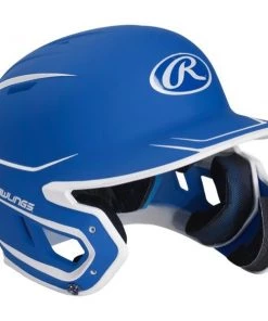 Rawlings Mach Senior Two-Tone Matte Helmet With EXT Flap Team Sports