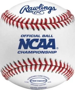 Rawlings NCAA Flat Seam Baseballs - Dozen, Composite Center Team Sports