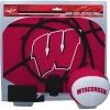 Licenced + Collectibles Rawlings NCAA Wisconsin Badgers Hoop Set - Softee