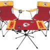 Licenced + Collectibles Rawlings NFL Kansas City Chiefs 3-Piece Tailgate Kit