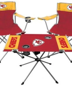 Licenced + Collectibles Rawlings NFL Kansas City Chiefs 3-Piece Tailgate Kit
