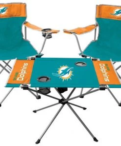 Licenced + Collectibles Rawlings NFL Miami Dolphins 3-Piece Tailgate Kit