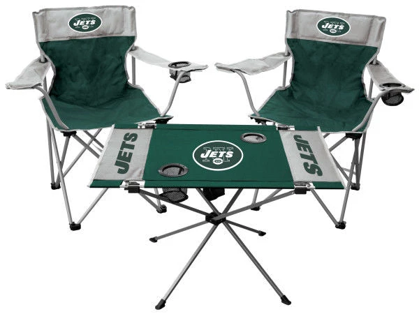 Licenced + Collectibles Rawlings NFL New York Jets 3-Piece Tailgate Kit 1 Licenced + Collectibles Rawlings NFL New York Jets 3-Piece Tailgate Kit