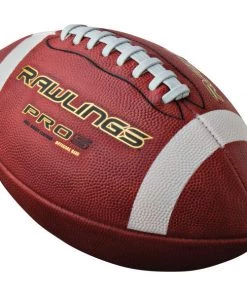 Rawlings PRO5 Youth Leather Footballl Team Sports