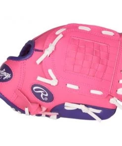 Rawlings Players 9 In Softball Glove With Soft Core Ball Team Sports