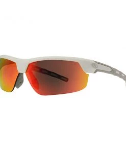 Rawlings Pro Preferred Adult Sunglasses - White Frame, Smoke,Red Lens Team Sports