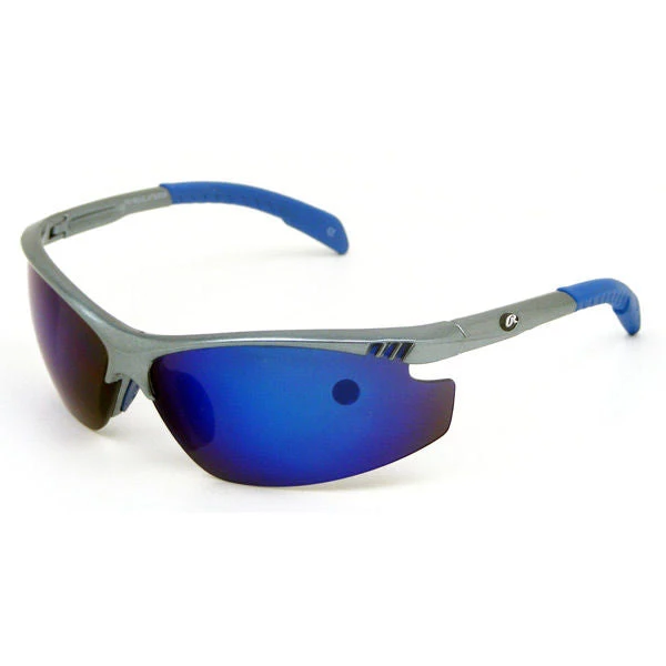 Rawlings Youth Half-Rim Sunglasses - Gray Frame, Blue Lens Team Sports 1 Rawlings Youth Half-Rim Sunglasses - Gray Frame, Blue Lens Team Sports